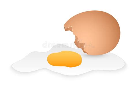 Broken Egg Cartoon