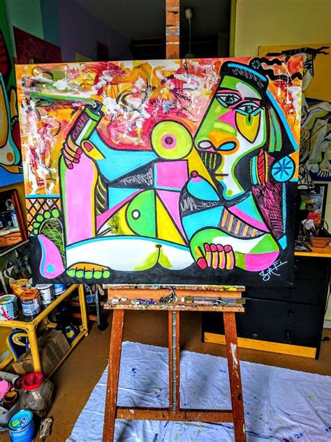 La graffeuse par Zafi, 2018 | Peinture | Artsper