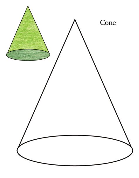 cone shape template