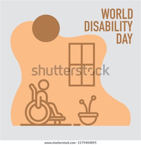 International Day People Symbol Disability Hands Stock Vector (Royalty ...
