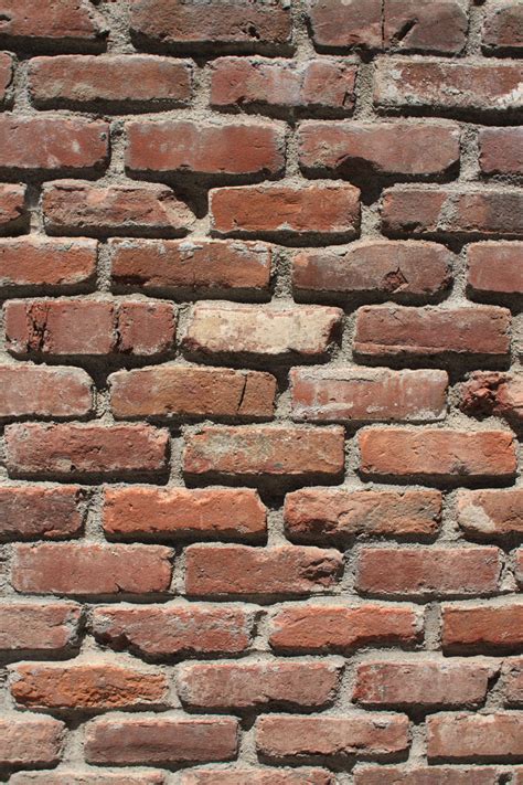 recycled red brick wall  stock photo public domain pictures