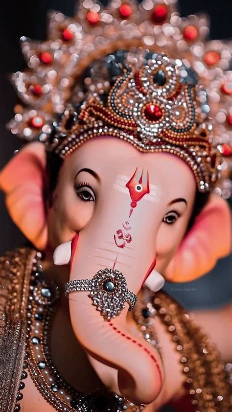 Ganpati Bappa Ke, God Statue Closeup, lord, HD phone wallpaper | Peakpx