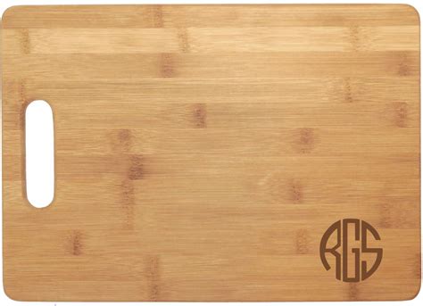 Personalized Cutting Board with Monogram