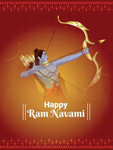 Download Ram navami celebration poster or flyer for free