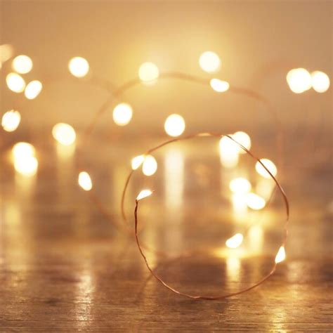 mini copper wire string lights lighting lisa angel