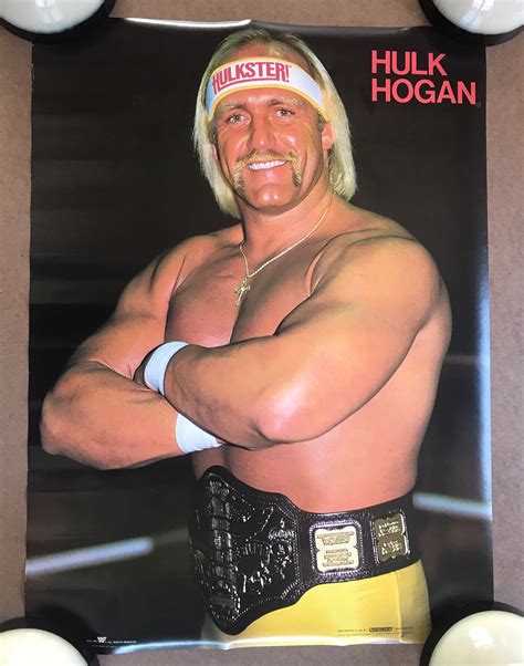 "Poster Title: Hulk hogan - hulkster Company: Titan Sports Inc WWF