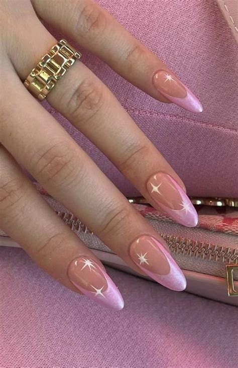Francesinha Com Esmalte Rosa - Francesinha rosa, esmaltação em gel simples com decoração | Pink nails ...