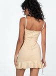 Kiribati Mini Dress Beige