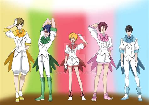 Free! Binan koukou chikyuu bouei-bu love! by sawarin on DeviantArt