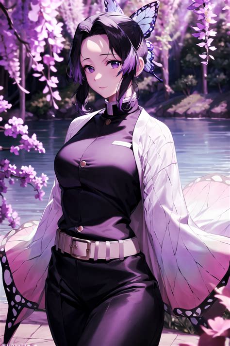 artstation shinobu kocho kimetsu  yaiba