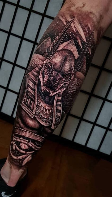 Anubis Tattoos: Meanings, Tattoo Designs & Ideas