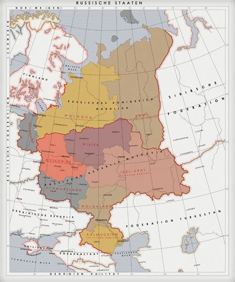 Map of the Russian states by IvanZhv on DeviantArt | Map, Russian ...