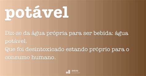 Significado De Água Potável