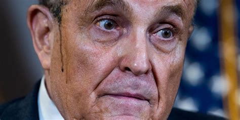 Did You See Rudy Giuliani's Hair Dye Running Down His Face? Because ...