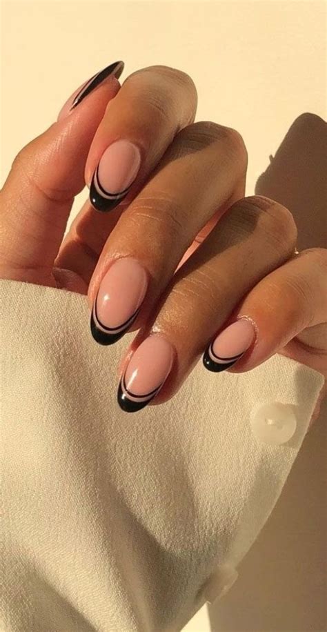 Casual Nails, Chic Nails, Stylish Nails, Oval Nails, French Tip Nails ...