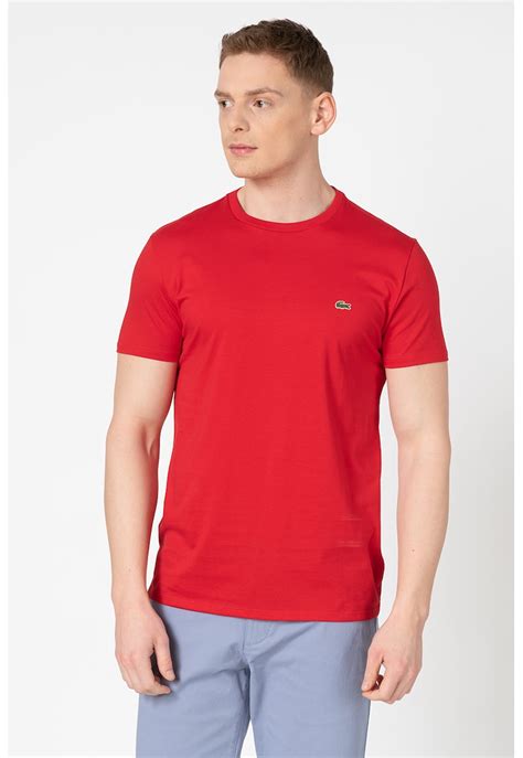 Тениска с пришито лого Lacoste