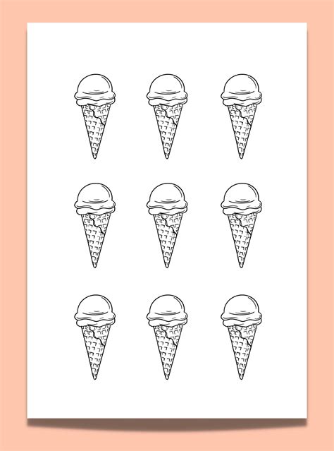 Get Creative with These 14 Free Ice Cream Cone Template Printables