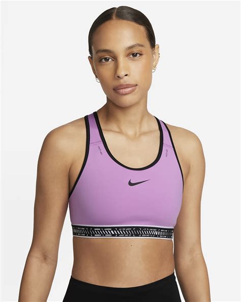 Nike Swoosh On The Run Women's Medium-Support Lightly Lined Sports Bra ...