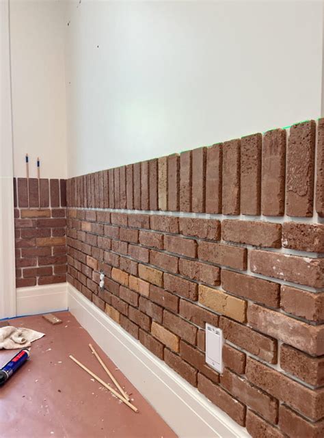 Brick Veneer Wall Tutorial - Remington Avenue