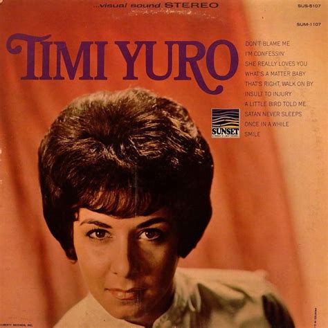 Timi Yuro - Timi Yuro - Sunset LP
