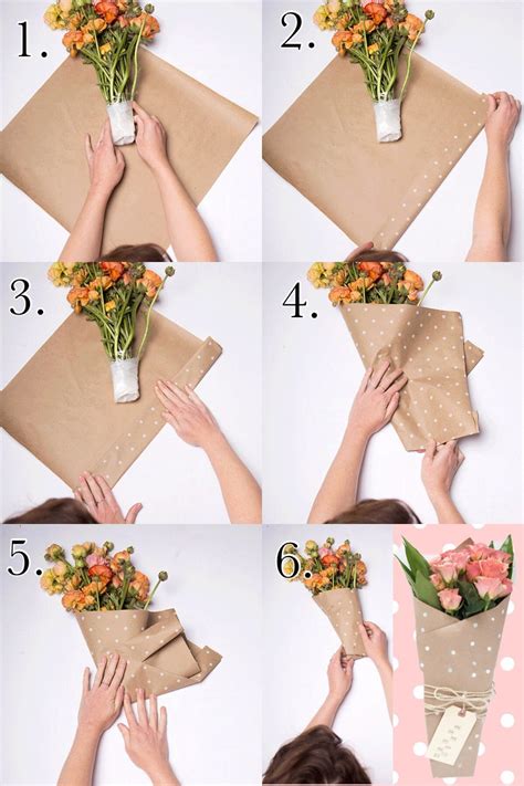 Diy Flower Bouquet Wrap - The Secret to Wrapping a Basic Bouquet so It ...