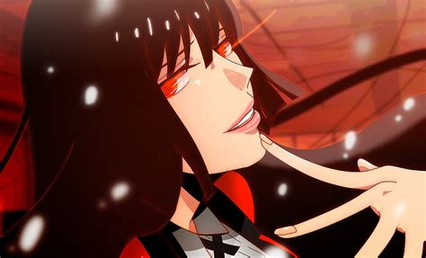 Kakegurui Yumeko Holding Cards - Hyakkaou academy, a prestigious ...