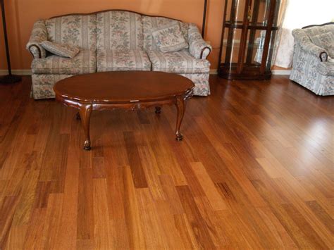 Solid Brazilian Cherry (Jatoba) hardwood flooring. New Jersey