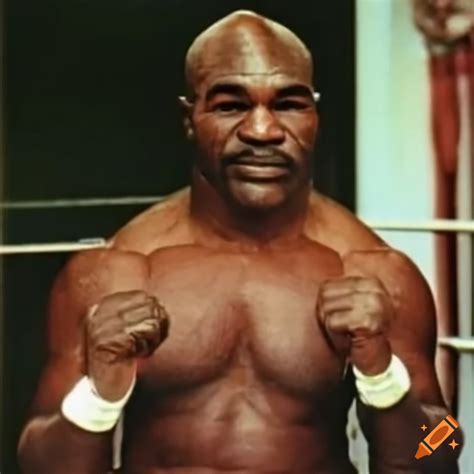 A face swap of ken norton and evander holyfield