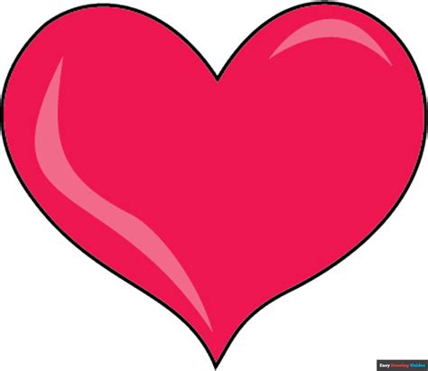 How to Draw a Heart | Step-by-Step Tutorial | Easy Drawing Guides