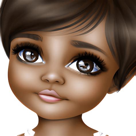 Cocoa Girl Digital Graphic · Creative Fabrica