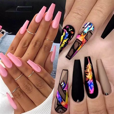 Soft Gel Nail Tips Long-Coffin SGT01 Nail Tips | Brunson