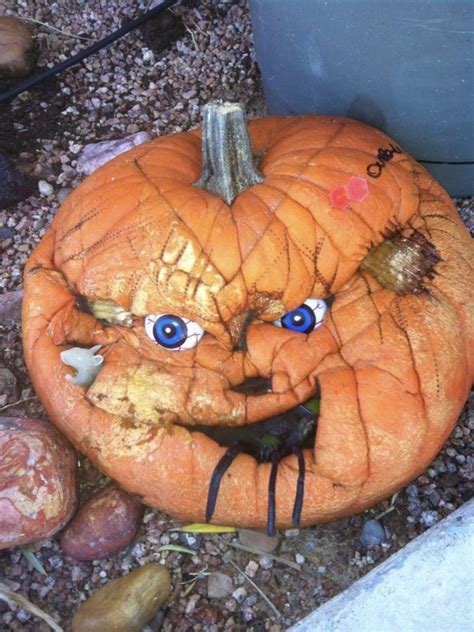 When they were discussing pumpkins rotting faster then they remembered