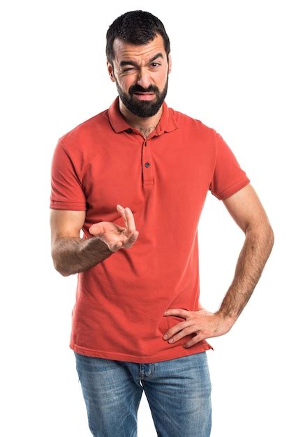 photo tired handsome man