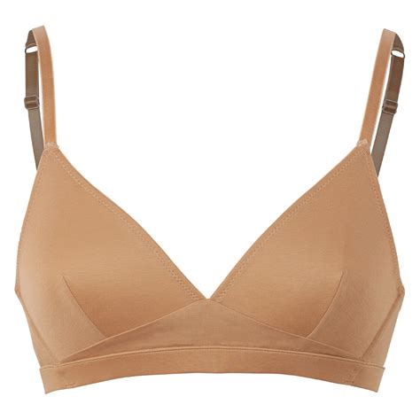 Non wired bra, Organic cotton, Nude | Rossell England – Rossell England Ltd