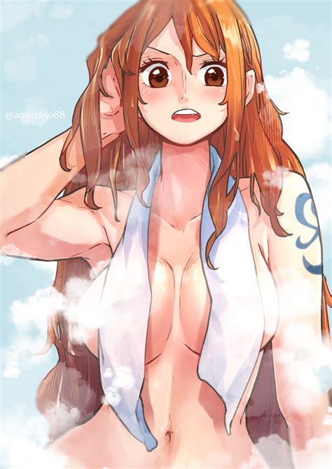nami  piece drawn  aosora danbooru