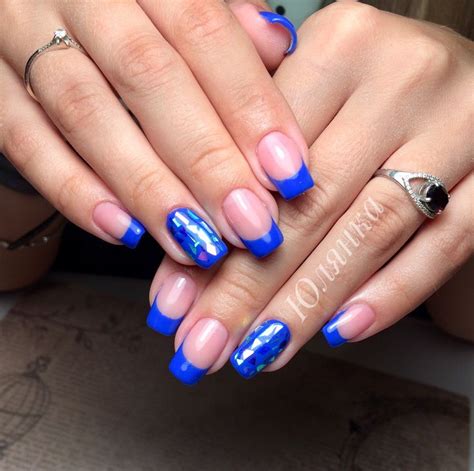 Синий маникюр | Nails, Beauty