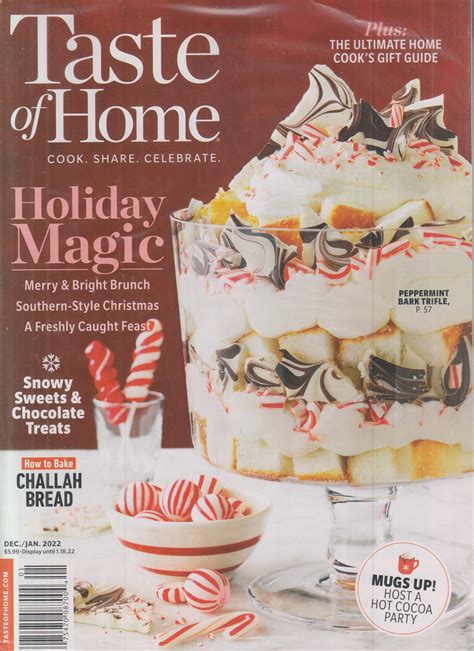 Taste of Home December / January 2022 Holiday Magic Christmas (Magazine