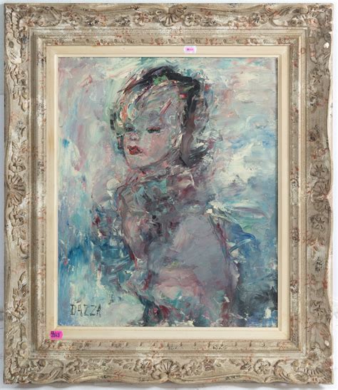 Louis Dazza | Portrait of a Lady | MutualArt