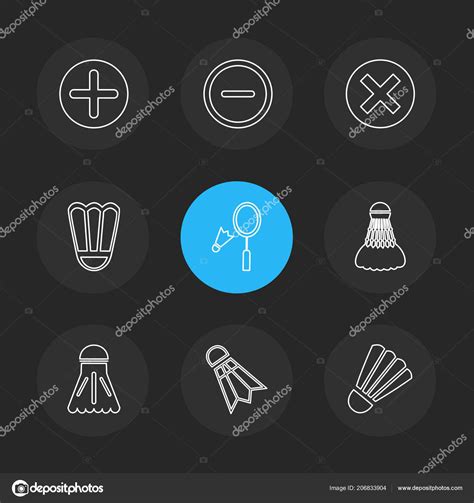 Minimalistic Flat App Icons Stock Vector by ©ibrandify 206833904