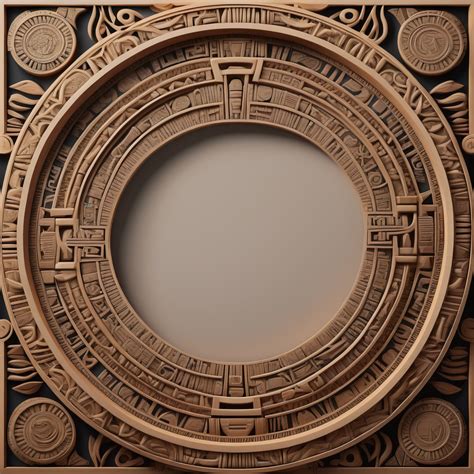 The circular frame could be embellished with ornate carvings by Ajans ...