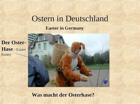 (PPT) Ostern in Deutschland Easter in Germany Was macht der Osterhase ...