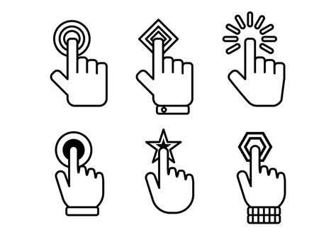 click icon  vector art   downloads
