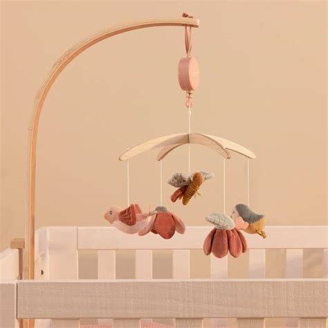 Wooden music mobile Flowers & Butterflies ♥ Jellyfish Kids