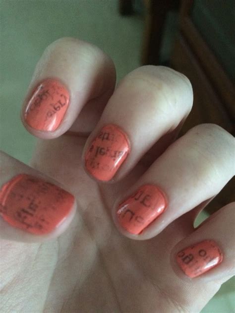 News paper nails | Beautiful nails, Nails, Paper