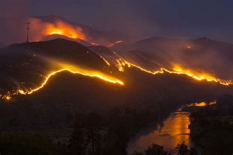 1092 horiz night fires | Wenatchee Valley Museum & Cultural Center