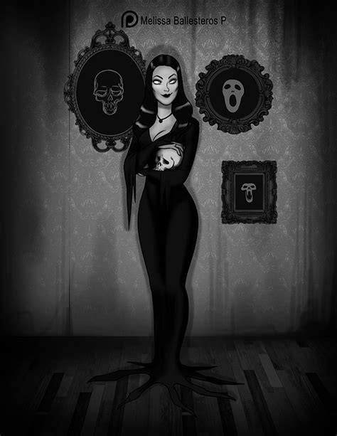 Morticia Addams FAN ART on Behance