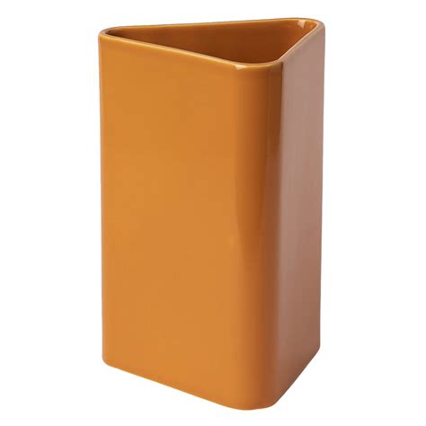 Raawii Canvas vase, large, umami yellow | Finnish Design Shop