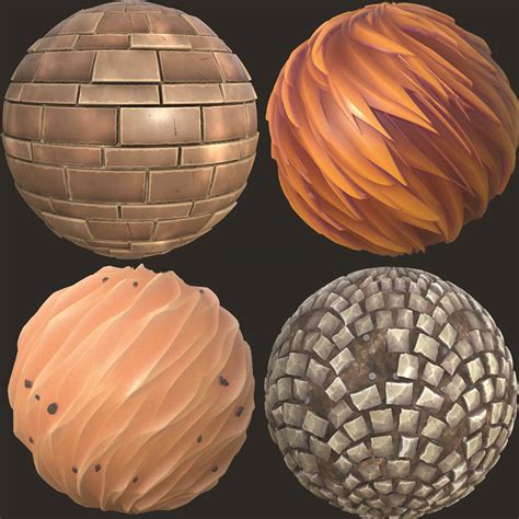 artstation stylized textures