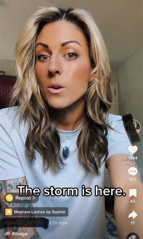 M creating political tiktoks, but not being in on the joke she creates