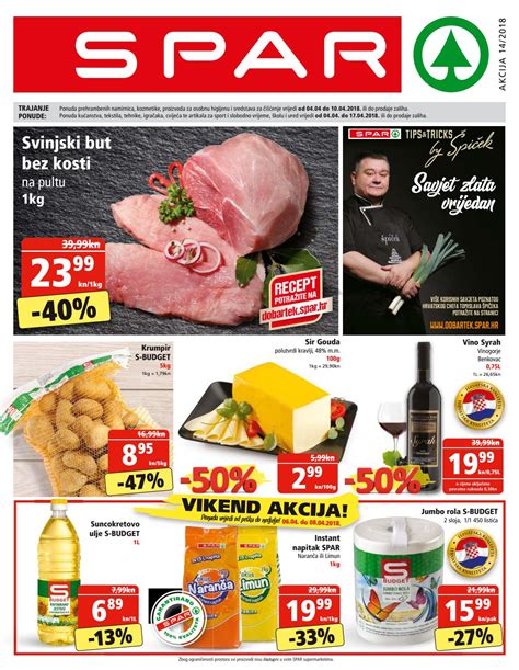 Spar katalog supermarketa od 04.-17.04.2018. by Catalog.hr - Issuu